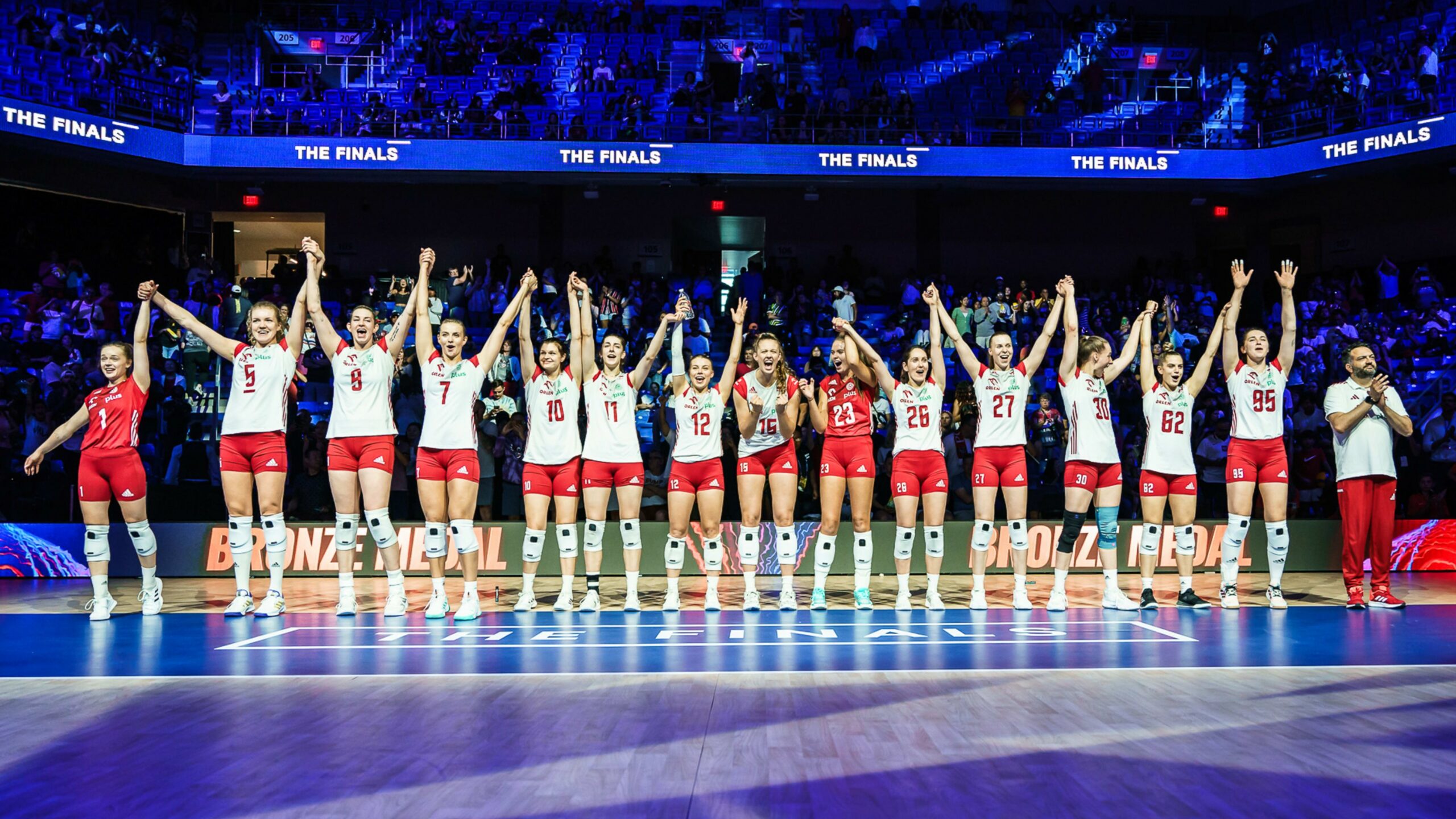 Pallavolo VNL femminile Primo podio della Polonia targata Stefano