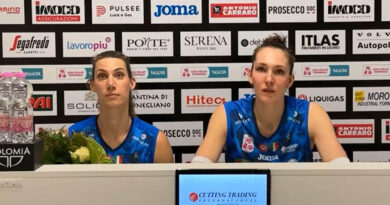 Pallavolo A1F – Robin De Kruijf, Marina Lubian e Daniele Santarelli dopo Conegliano-Scandicci