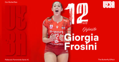 Pallavolo A1F – Giorgia Frosini ancora una stagione a Busto