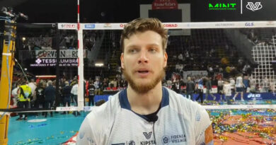 Pallavolo SuperLega – Arthur Szwarc al termine di Perugia-Monza