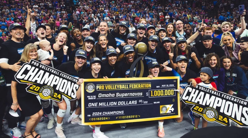 Pallavolo Usa – De la Cruz e Samedy trionfano con l’Omaha Supernovas (che incassa un 1 milione di dollari) nella Pro Volleyball Federation