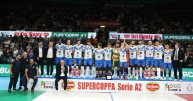 Pallavolo SuperCoppa A2M – Cuneo conclude la sua stagione trionfale vincendo anche un altro trofeo