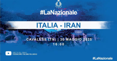 Pallavolo Azzurri – Italia-Iran diretta streaming