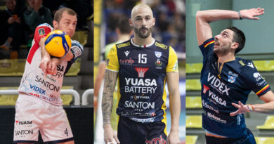 Pallavolo SuperLega – Grottazzolina conferma la “vecchia guardia”: Riccardo Vecchi, Manuele Marchiani e Marco Cubito