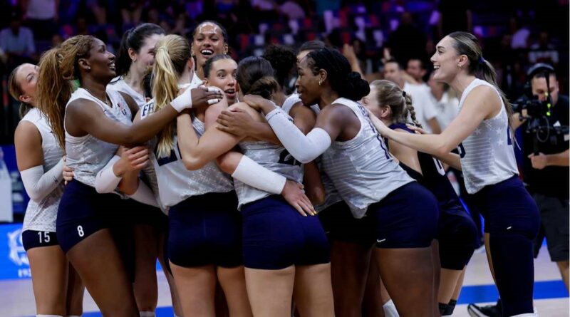 Pallavolo VNL femminile – Gli USA trionfano in un’autentica battaglia al tie-break contro la Francia