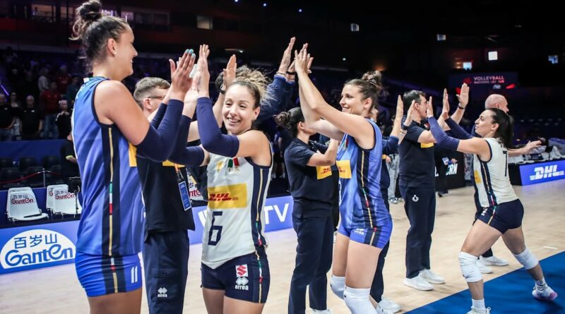 Pallavolo VNL femminile – La “nona” delle Azzurre vale le Finals… e domani c’è la Serbia