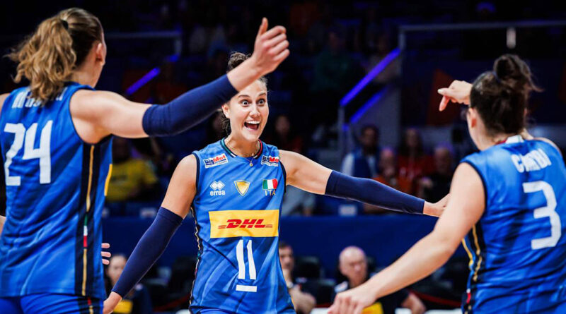 Pallavolo VNL femminile – Danesi: “Ci divertiamo in campo, giochiamo molto bene”