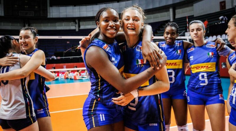 Pallavolo FIVBWomensU21 – Grande prestazione e vera impresa dell’Italia di Nino Gagliardi che va in semifinale dopo aver travolto la Cina