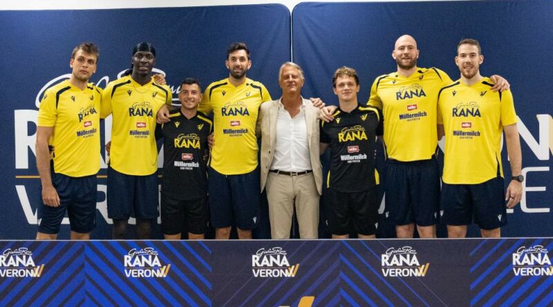 Pallavolo SuperLega – Sorrisi e Buon umore al raduno di Rana Verona