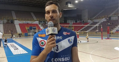 Pallavolo A2M – Cavuto dopo il test match a Verona: “Sapevamo di non essere belli, ma volevamo tenere alta la tensione in campo, e ci siamo riusciti”