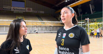Pallavolo A2F – Rossella Olivotto dopo l’allenamento congiunto con Imola: “Siamo cariche, non vediamo l’ora di iniziare”