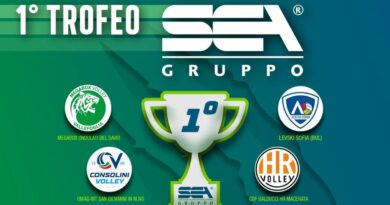 Pallavolo TrofeoSEAGruppo – Megabox Vallefoglia in campo con l’Omag-MT, Balducci Macerata e Levski Sofia
