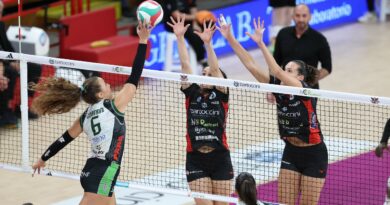 Pallavolo A1F – Bici e Ungureanu guidano Vallefoglia alla vittoria in rimonta a Perugia