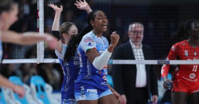 Pallavolo A1F – Novara senza Tolok e De Nardi vince il derby del Ticino contro Busto: Igiede super 19 punti