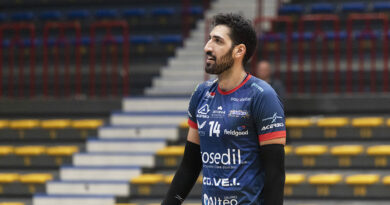 Pallavolo A2M – Siena, problemi al ginocchio per lo schiacciatore iraniano Manavi