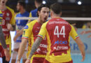 Pallavolo A3M – Reggio Emilia: Mian, Santambrogio e Zagni dopo la vittoria con Savigliano