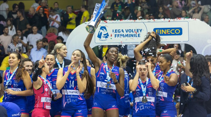 Pallavolo SuperCoppaF – Milano con una supercapitana Paola Egonu strappa il trofeo a Conegliano