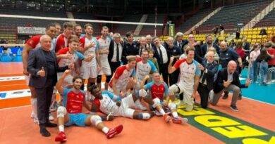 Pallavolo A2M – Il tecnico Montagnani ed il centrale Volpe analizzano il successo interno di Catania contro Fano