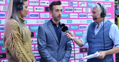 Pallavolo A1F – Santarelli: “Una buona partita da parte nostra, abbiamo approcciato bene, forse potevamo difendere di più”