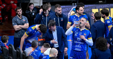 Pallavolo SL – Sala e Battocchio dopo la vittoria contro Grottazzolina: “Si parla molto poco di quello che fa bene questo gruppo”