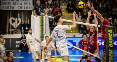 Pallavolo SL – La Lube incanta per due set a Cisterna, poi rallenta e vince solo al tie-break