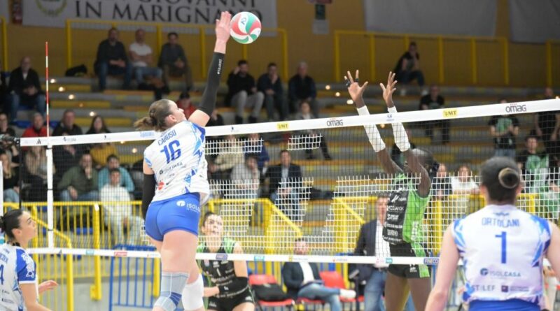 Pallavolo A1F Challenge – San Giovanni prima vittoria, battuta al tie-break Vallefoglia