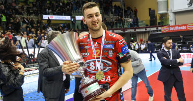 Pallavolo SuperCoppa M – Crosato: “Contento di aver dato il mio contributo, tutto si è chiuso perfettamente”
