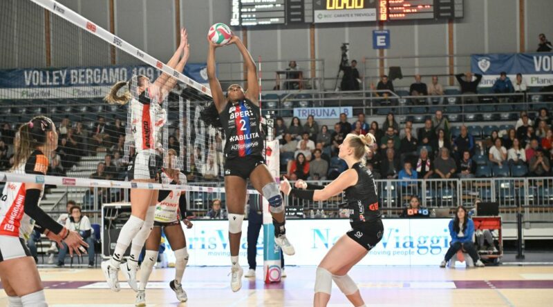 Pallavolo A1F Challenge – Cuneo vince al quinto con Bergamo e allunga a più 3 su Vallefoglia