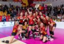 Pallavolo A2F Promozione – Una Roma combattiva ed entusiasta frena la corsa verso l’A1 di Brescia