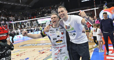 Pallavolo SL – Aleksandar Atanasijević, Gino Sirci e Angelo Lorenzetti dopo Perugia – Piacenza 3-1