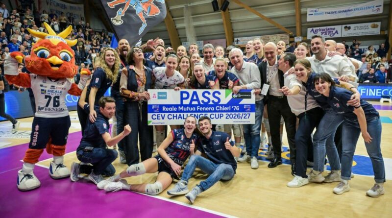 Pallavolo A1F Challenge – Chieri batte Cuneo e guadagna per la quinta stagione consecutiva un posto in Europa