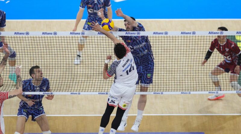 Pallavolo SL Play off 5 posto – Tutto semplice per Milano, Cisterna dopo il lungo stop non è in forma