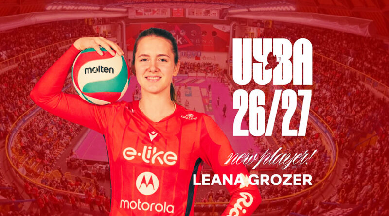 Pallavolo Mercato – Ora è ufficiale: Leana Grozer è una “farfalla”