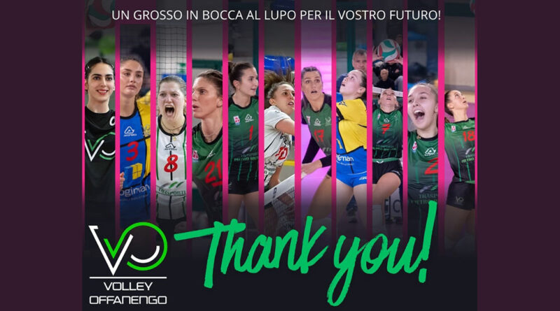 Pallavolo A2F – Raffica di saluti in casa Offanengo