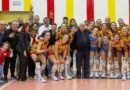 Pallavolo B1F GirD – Pippo Callipo festeggia la terza promozione consecutiva con la squadra femminile