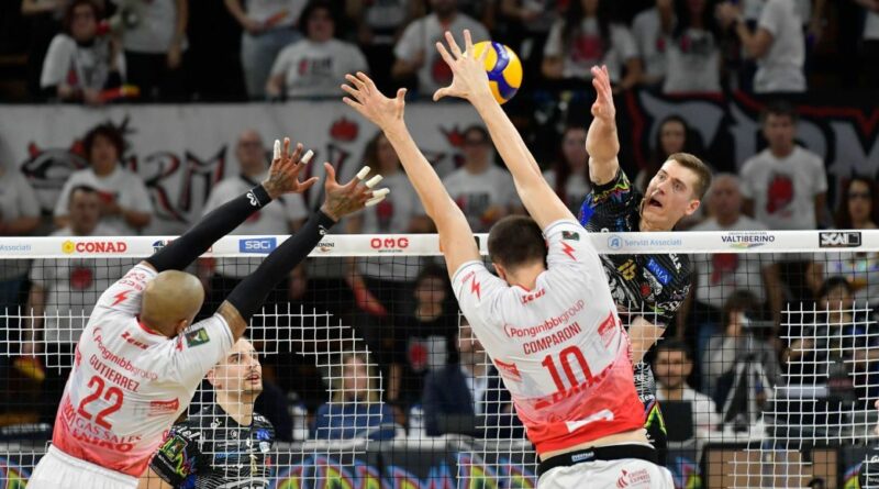Pallavolo SL Scudetto – Pasquetta sottorete per gara1 di semifinale tra Perugia e Piacenza