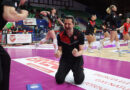 Pallavolo A2F – Giorgia Avenia, Simone Giunta, Sophie Blasi e Mauro Tettamanti dopo Futura Giovani-Melendugno 3-1