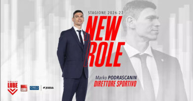 Pallavolo SL – Marko Podrascanin è il nuovo direttore sportivo della Cucine Lube Civitanova