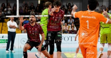 Pallavolo Mercato – L’esplosività e l’entusiasmo di Simone Rigirozzo per il muro di Cantù