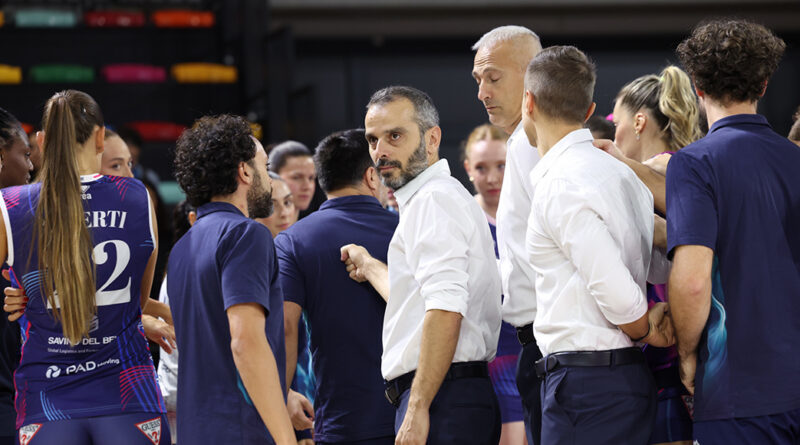 Pallavolo A1F – Gaspari: “Dobbiamo sapere uscire da un momento negativo con un po’ più di lucidità”
