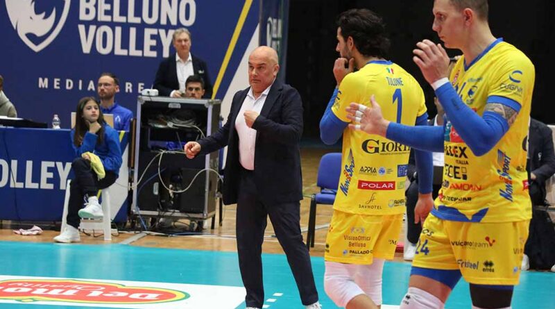 Pallavolo A2M – Belluno, Mastrangelo: “Un altro tie-break, che significa che non molliamo mai. Abbiamo giocato molto bene”